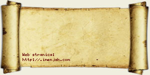 Isidora Baretić vizit kartica